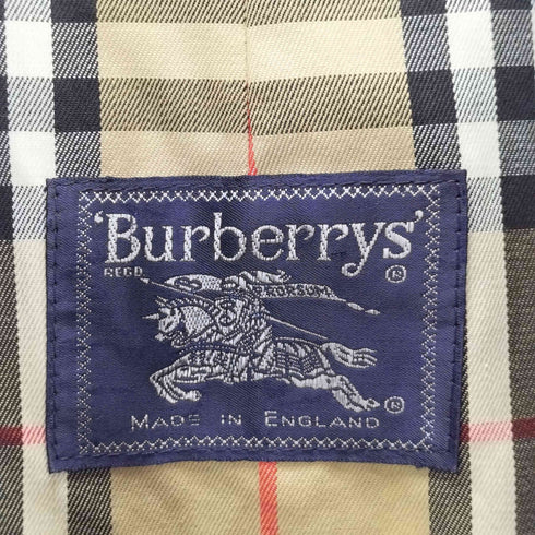 バーバリーズ BURBERRYS 裏地ノバチェック ステンカラーコート 玉虫色 メンズ