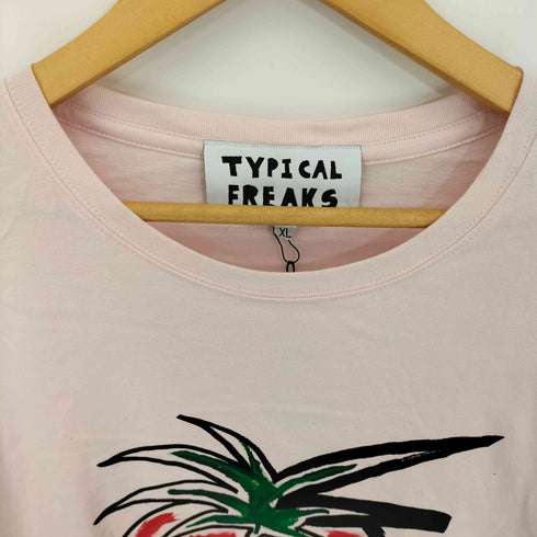 ティピカルフリークス TYPICAL FREAKS イチゴ ストロベリー クルーネックスTシャツ レディース import:XL