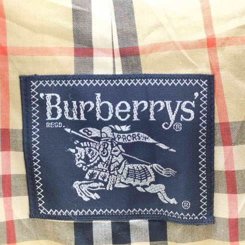 バーバリーズ BURBERRYS 裏地ノバチェック ステンカラーコート メンズ