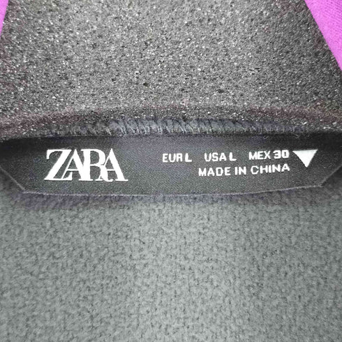 ザラ ZARA カラーブロックフリースベスト レディース L