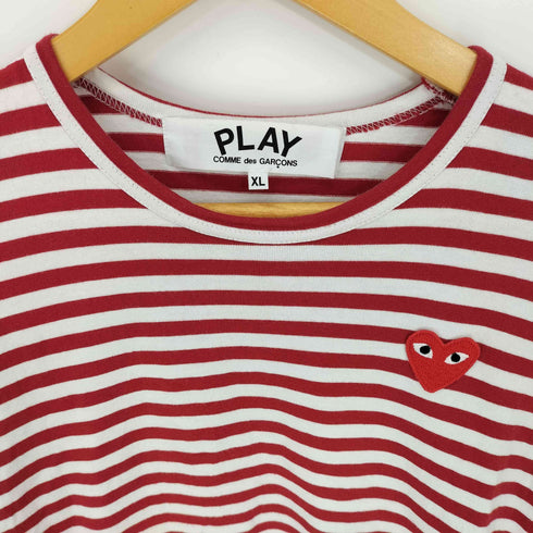 プレイコムデギャルソン PLAY COMME des GARCONS PLAY STRIPED T-SHIRT ボーダー ロングスリーブTシャツ メンズ JPN:XL