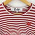 プレイコムデギャルソン PLAY COMME des GARCONS PLAY STRIPED T-SHIRT ボーダー ロングスリーブTシャツ メンズ JPN:XL