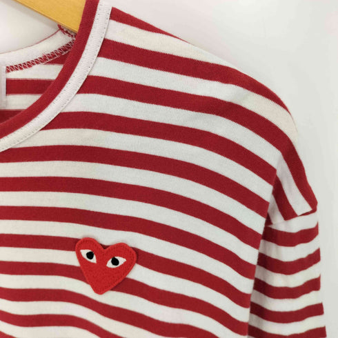 プレイコムデギャルソン PLAY COMME des GARCONS PLAY STRIPED T-SHIRT ボーダー ロングスリーブTシャツ メンズ JPN:XL