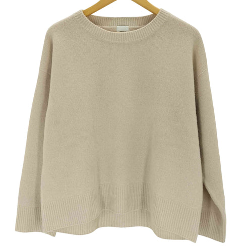 スピックアンドスパン Spick and Span カシミヤ混クルーネックニット レディース JPN:0
