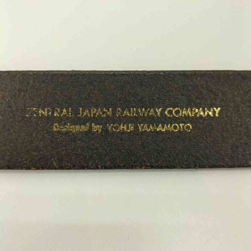 ヨウジヤマモト Yohji Yamamoto 90S old 鉄道会社 レザーベルト メンズ