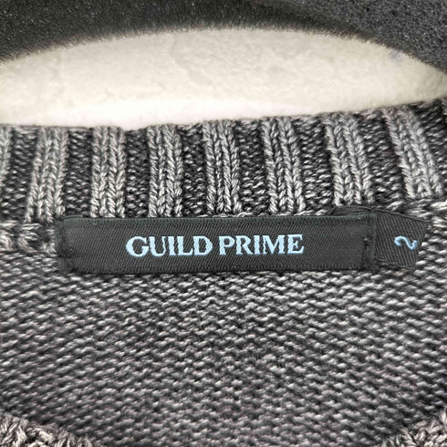 ギルドプライム GUILD PRIME ロゴデザイン コットンニット メンズ JPN:2