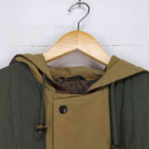 インバーティア INVERTERE 80~90S レザーパイピング モッズコート MADE IN ENGLAND メンズ S/M