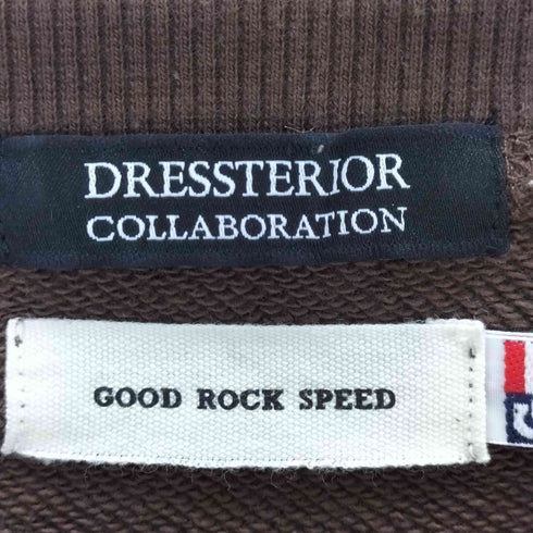 ドレステリア DRESSTERIOR クロップド ラバープリントスウェット レディース FREE
