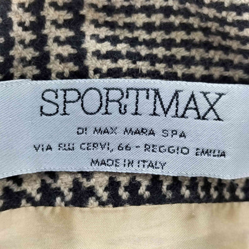 スポーツマックス SPORTMAX イタリア製 ノーカラージャケット レディース