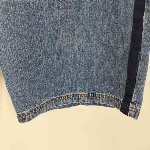 アカデミクス akademiks 90s-00s パッチワーク バギーデニムショーツ ジョーツ メンズ