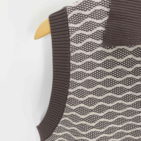 イーケークッキーズ EKCOOKIES KNIT VEST レディース