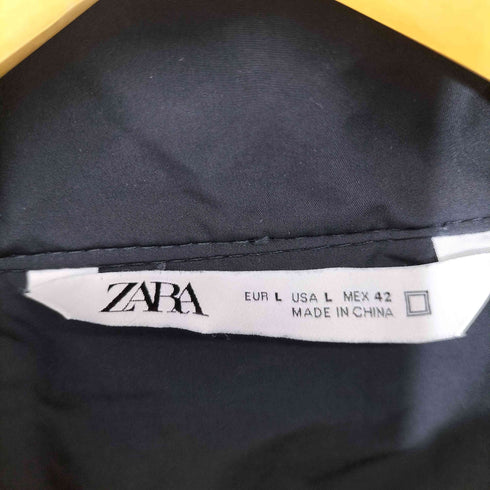 ザラ ZARA ジップアップ 中綿 ジャケット メンズ import:L