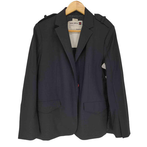 ザラ ZARA SRPLS エポレット付き 2ボタン シングルテーラードジャケット メンズ S
