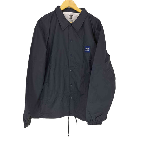 ストレイト STRAIIIGHT STRT LOGO COARCHES NAVY メンズ XXL