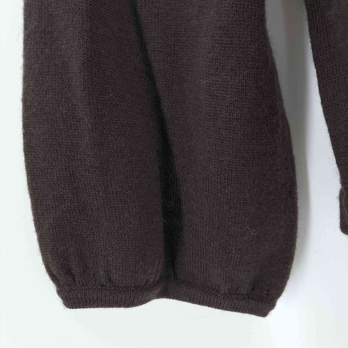 バーバリーブルーレーベル BURBERRY BLUE LABEL ロゴ刺繍クロップドニットカーディガン レディース 38