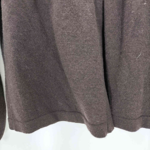 バーバリーブルーレーベル BURBERRY BLUE LABEL ロゴ刺繍クロップドニットカーディガン レディース 38