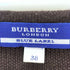 バーバリーブルーレーベル BURBERRY BLUE LABEL ロゴ刺繍クロップドニットカーディガン レディース 38
