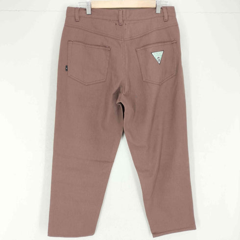 ストレイト STRAIIIGHT 5 POCKET BAGGY COTTON PANT BROWN メンズ MEDIUM