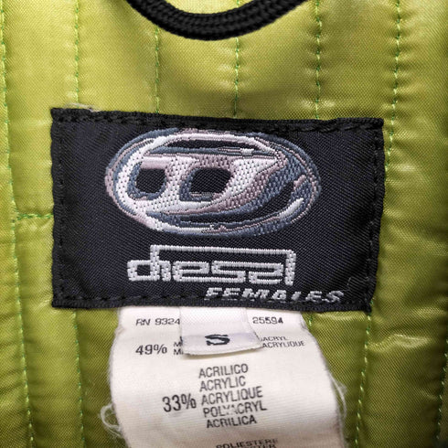 ディーゼル DIESEL 90s イタリア製 FEMALES ステンカラーコート レディース S