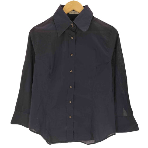 エトロミラノ ETRO MILANO イタリア製 コットンシアーシャツ レディース