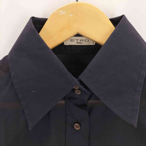エトロミラノ ETRO MILANO イタリア製 コットンシアーシャツ レディース