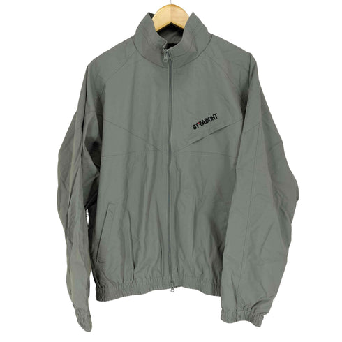 ストレイト STRAIIIGHT SWITCH NYLON TRACK JACKET GRAY メンズ L