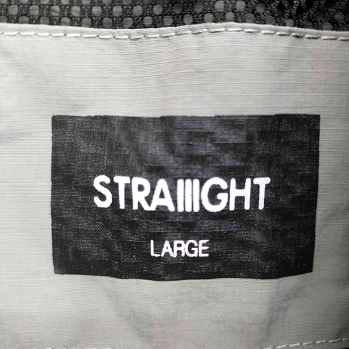 ストレイト STRAIIIGHT SWITCH NYLON TRACK JACKET GRAY メンズ L