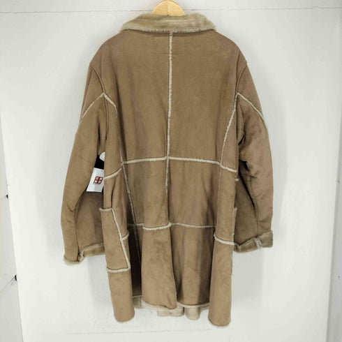 CATO WOMAN ブロックパターン ファーコート レディース 22/24