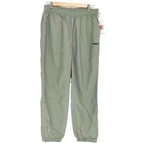 ストレイト STRAIIIGHT BACK SWITCH NYLON TRACK PANT GRAY メンズ L