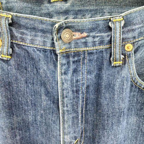 リーバイス Levis 505 日本製 BigE復刻 TALONジップ 赤耳 デニムパンツ メンズ W33 L34