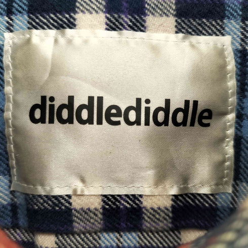 diddlediddle リメイク 再構築 長袖チェックネルシャツ メンズ M