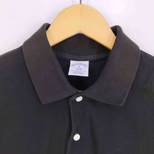 ブルックスブラザーズ BROOKS BROTHERS ロゴ刺繍 鹿の子 ポロシャツ メンズ import:M