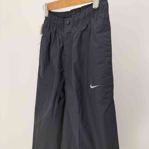 ナイキ NIKE 00S グレータグ CLIMA FIT スウッシュ ロゴ 裾ドローコード ポリ パンツ 2002年製 メンズ M