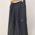 ナイキ NIKE 00S グレータグ CLIMA FIT スウッシュ ロゴ 裾ドローコード ポリ パンツ 2002年製 メンズ M
