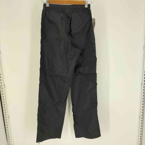 ナイキ NIKE 90-00S 赤黒タグ 裾 スウッシュ ロゴ ジップフレア ナイロン パンツ メンズ S