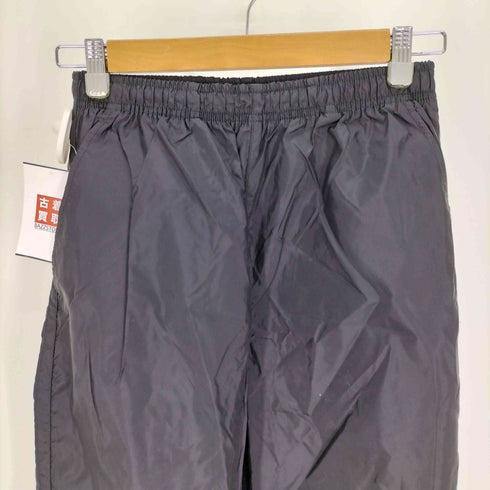 ナイキ NIKE 90-00S 赤黒タグ 裾 スウッシュ ロゴ ジップフレア ナイロン パンツ メンズ S