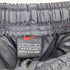 ナイキ NIKE 90-00S 赤黒タグ 裾 スウッシュ ロゴ ジップフレア ナイロン パンツ メンズ S
