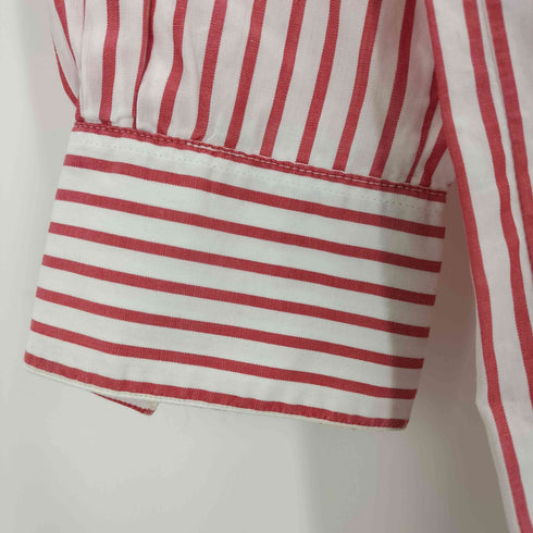バーバリーズ BURBERRYS OLD フランス製 ストライプシャツ レディース EUR:40