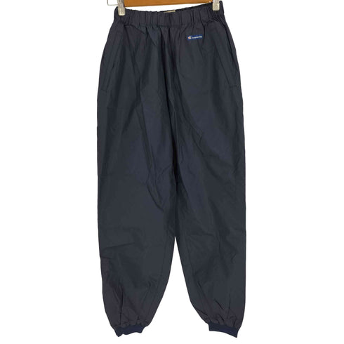 チャンピオン Champion 80-90S PRODUCTS USA ロゴ 裾リブ ジップフレア ナイロン パンツ メンズ JPN:L