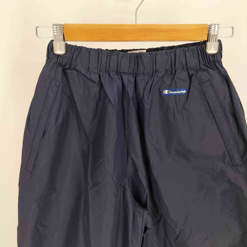 チャンピオン Champion 80-90S PRODUCTS USA ロゴ 裾リブ ジップフレア ナイロン パンツ メンズ JPN:L
