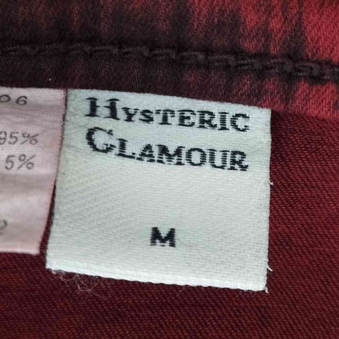 ヒステリックグラマー HYSTERIC GLAMOUR 製品染 ストレッチスリムパンツ メンズ M
