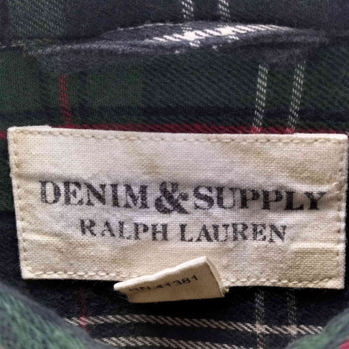 デニムアンドサプライ ラルフローレン DENIM & SUPPLY RALPH LAUREN ネコ目ボタン フラップポケットシャツ メンズ JPN:S