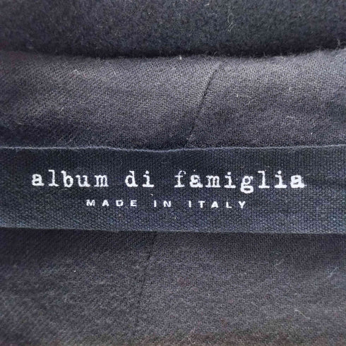 ALBUM DI FAMIGLIA ビッグボタンウールコート レディース