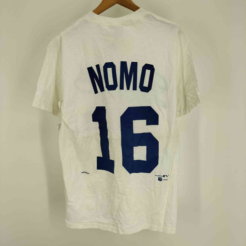 ナツメグ NUTMEG 90S USA製 ベースボール チーム ロゴ プリント ナンバリング 16 S/S Tシャツ 1995年製 メンズ import:L