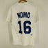 ナツメグ NUTMEG 90S USA製 ベースボール チーム ロゴ プリント ナンバリング 16 S/S Tシャツ 1995年製 メンズ import:L