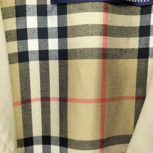 バーバリーズ BURBERRYS MADE IN ENGLAND 裏地ノヴァチェック コットントレンチコート メンズ