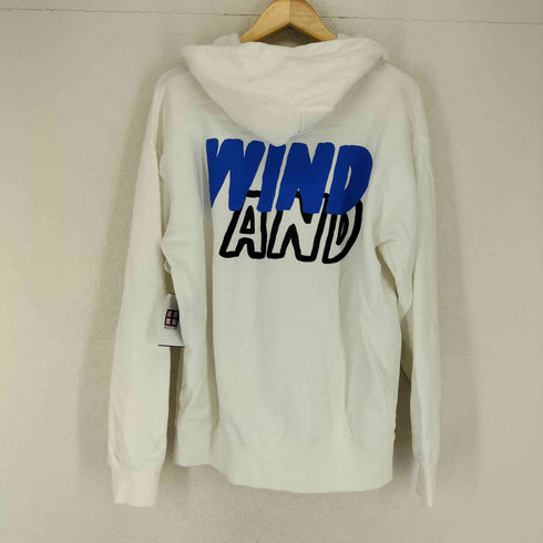 ウィンダンシー WIND AND SEA 両面ラバープリントプルオーバーパーカー メンズ JPN:L