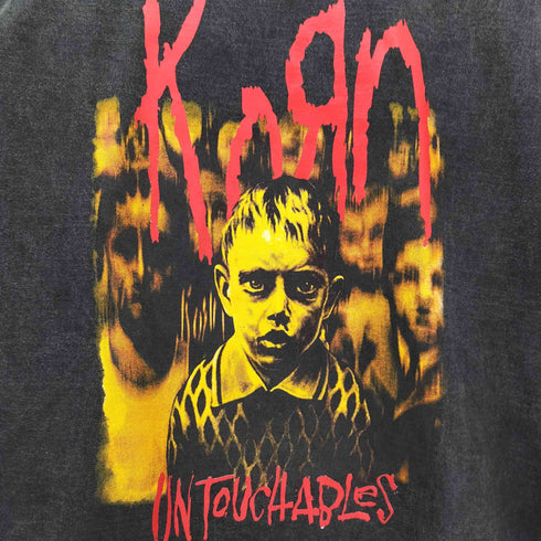 againstボディ ビッグシルエット フェード バンド Tシャツ バンT メンズ import:XXL