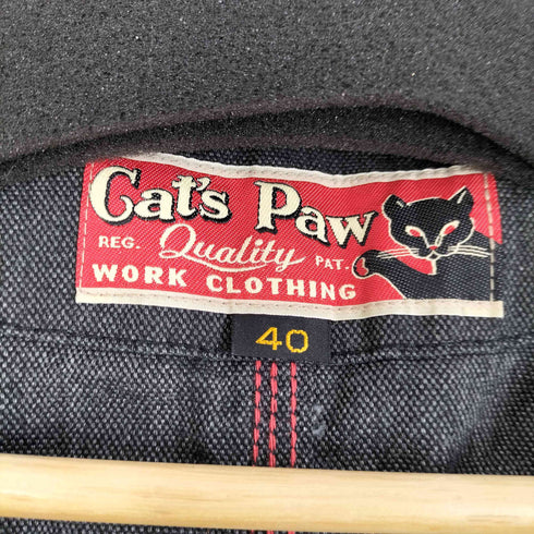 キャッツポウ CATS PAW 東洋 デニム地 ベスト シンチバック メンズ 40