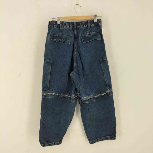 アンダーカバー UNDERCOVER デニムコンバーチブルワイドカーゴパンツ メンズ S